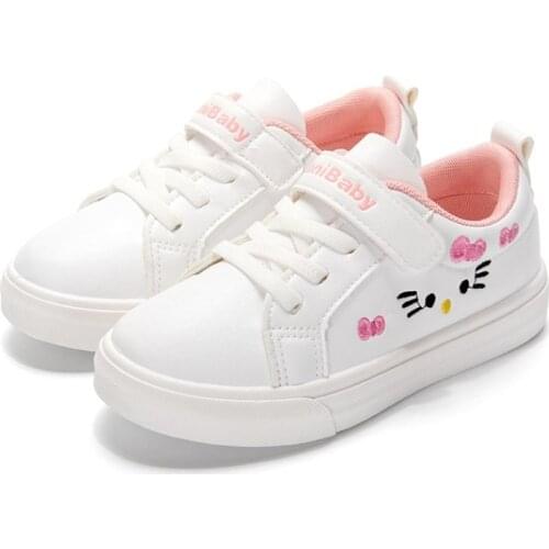 New Kids Shoes Tenis Girl Sneakers Children Sport Shoes Running PU Leather Waterproof Girl Casual Shoes Fashion School Trainers