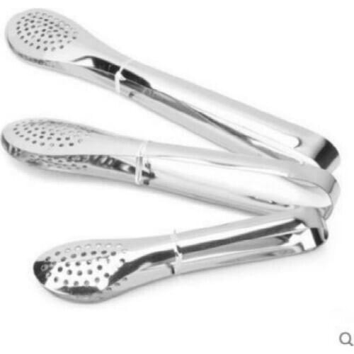 Stainless Steel Kitchen Tongs BBQ Barbecue Tools Pizza Bread Steak Tong Clip Salad Pastry Food Forceps 3pcs/set