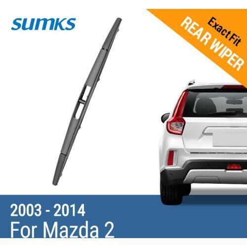SUMKS Rear Wiper Blade for Mazda 2 2003 2004 2005 2006 2007 2008 2009 2010 2011 2012 2013 2014