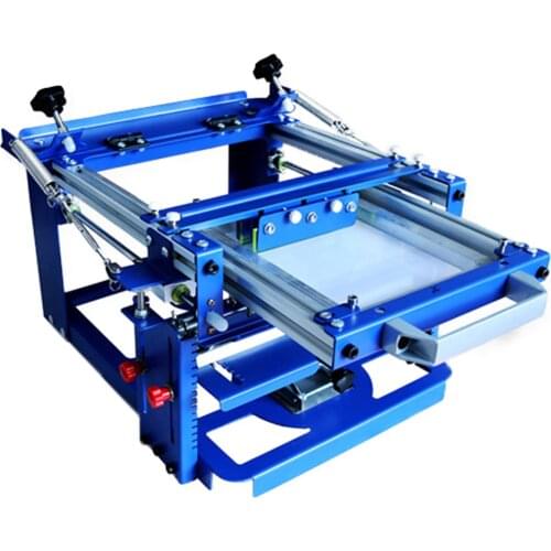 Curved Screen Printing Machine Press Silk Screen Printing Machine screen printing station use for Bottle printing