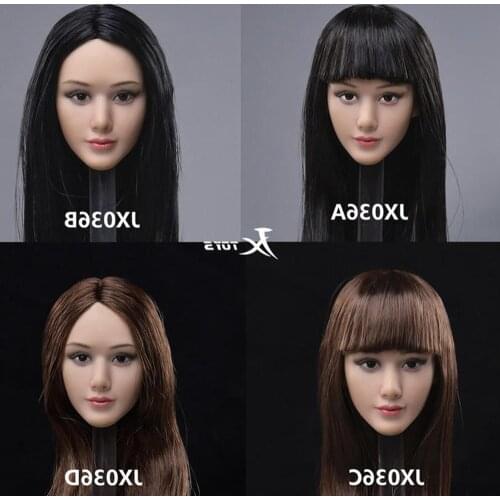 1/6 scale beauty head sculpture JXTOYS-036 for 12 inch action figure body