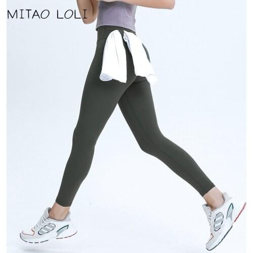 MITAO LOLI SWEAT TIME Naked Feel Sport Training Legging Yoga Pants Women Buttery Soft Exercise Workout Gym Fitness Tights 24