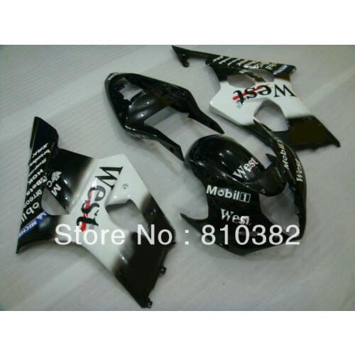 Fairing kit for GSXR1000 00 01 02 GSXR 1000 GSX-R1000 K2 2000 2001 2002 WEST white black Fairings set +gifts SQ88