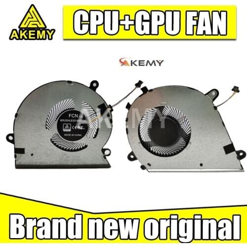 New Laptop cpu gpu cooling fan cooler radiator For Asus Mars 15 VX60 VX60GT K571 X571G F571G GT9750 GTX1650 DC 5V 0.5A