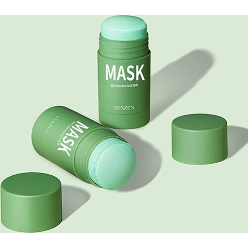 Cleansing Green Stick Green Tea Mask Purifying Clay Stick Face Mask Oil Control