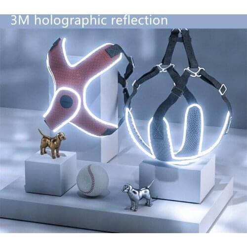 Dog Walking Traction Vest-Style Outing Corgi Teddy Bichon Rope Chain Pet Small And Medium Collar Chest Strap