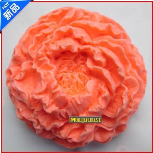 Handmade Soap Silicone Mold Chocolate Moulds Candle Molds Polymer Clay Craft For Cake Form Cooking Toolspeony flowers