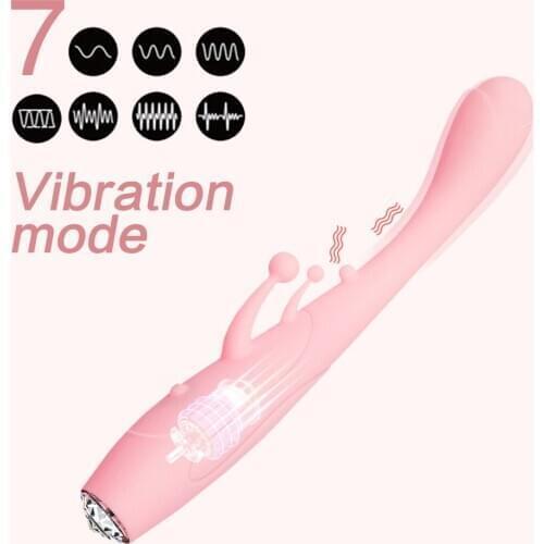 G Spot Rabbit VibratorS Erotic Dildo Vibrator Powerful Motor Vagina Clitoral Stimulator Massager Adult Sex Toys for Women