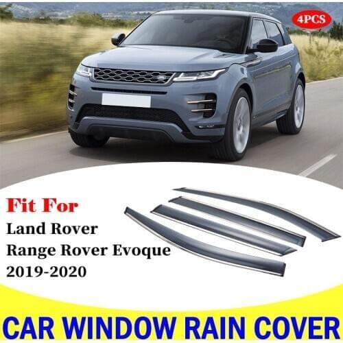 For Land Range Rover Evoque 2019-2020 car rain shield deflectors awning trim cover exterior car-styling accessories parts