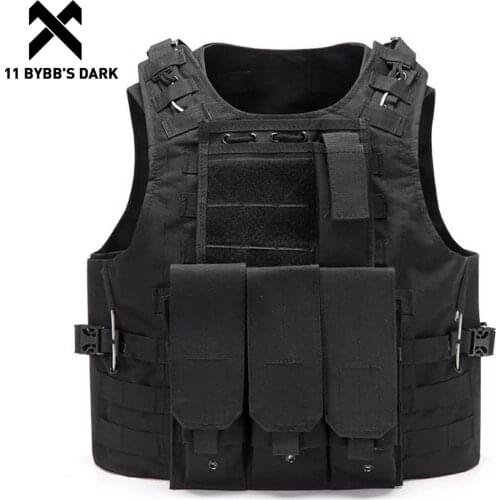11 BYBB DARK Sport Vests with Waist Bag Men Multifunction Breathable Tactical Pocket Utility Techwear Tactical Vests Streetwear