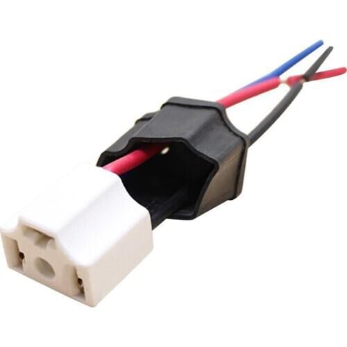 1Pcs H4 9003 Ceramic Wire Wiring Car Head Light Bulb Lamp Harness Socket Plug