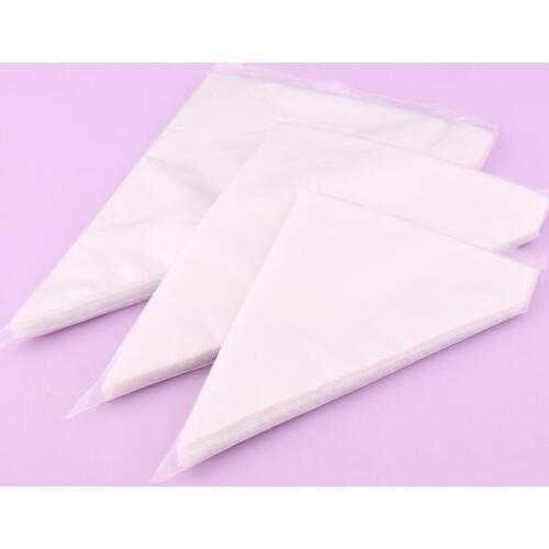 100pcs Disposable Pastry Bag Icing Piping Cake Pastry Cupcake Decorating fit All Size nozzles Pastry Bags Bakeware Tools