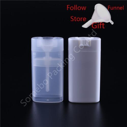 1000 PCS/lot 15g Lip Balm Tube,oval lipstick tube, 15g White and transparent Lipstick fashion Tubes Hot sale