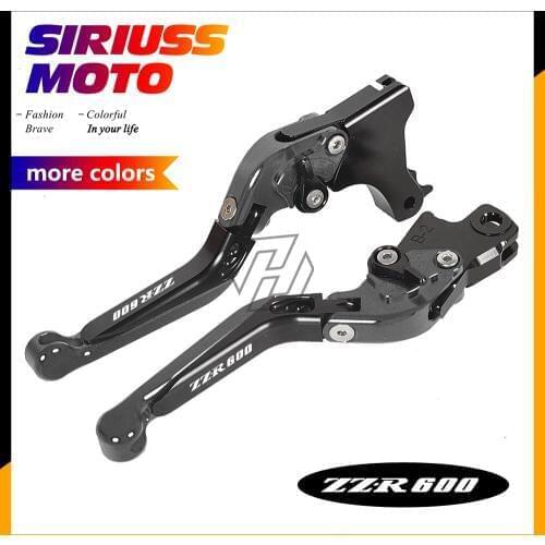 14 Colors CNC Aluminum Motorcycle Foldable Brake Clutch Levers Case for Kawasaki ZZR600 ZZR 600 1990-2004