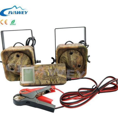 2 * 50W 150dB loud speaker 200 voice hunting bird sound caller hunting bird mp3 player goose duck decoy with timer on/off