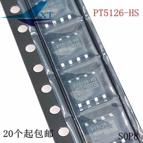 20pcs/lot PT5126-HS PT5126 SOP-8 H bridge control motor forward and reverse motor drive chip IC New original