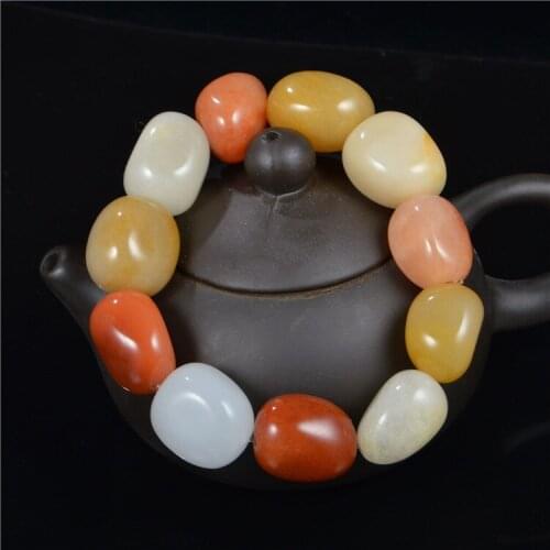 5pcs Beads Bracelet Natural Stone Bangles Bracelets for men jewelry