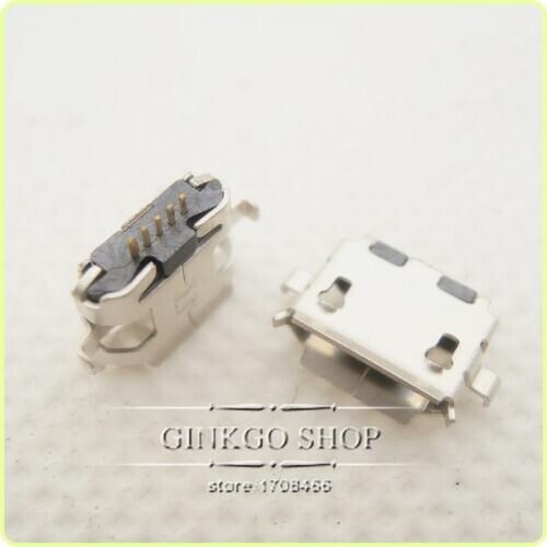 50pcs/lot Free shipping Charge Mobile Phone Micro USB charging port jack connector for gn180/OPPO USB Port Dock Connector Plug