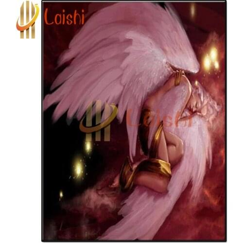 5d home decoration Fantasy angel in sleep diamond painting full drill square round diamond embroidery diamond art cross stitch