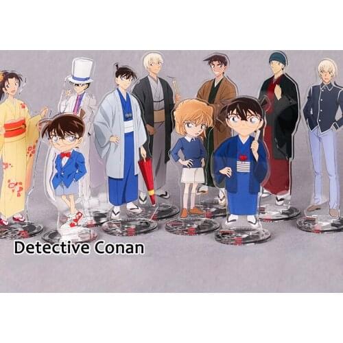 Animation Detective Conan Cartoon Acrylic Standing licensing Base Ornament Model Plate Decoration Cos Accessories Halloween Gift
