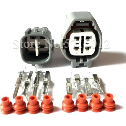 4 Hole Automotive Waterproof Connector 6189-0629/90980-11028 6188-0517/90980-11027 Oxygen Sensor Plug For Toyota 1JZ-GTE 2JZ-GTE
