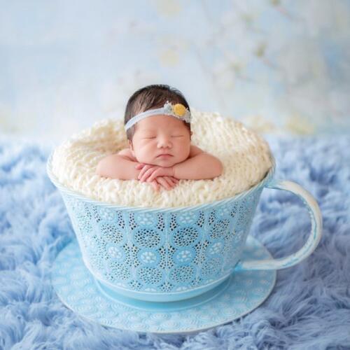 Newborn Tea Cup Photo Props,Boutique Newborn Fotografia Bowl Brand Baby Seats,Baby Shower Gift,#P0407