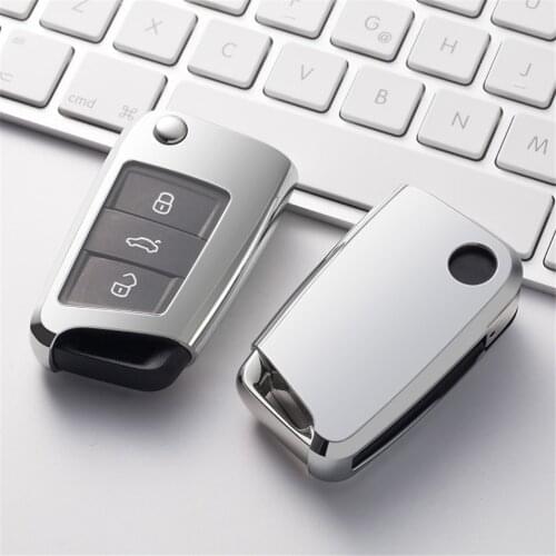 TPU Car Key Case Cover Key Protection Shell For Skoda Octavia 2 3 A7 Rapid Fabia Superb Kodiaq Karoq Yeti Anti-wear Key Bag