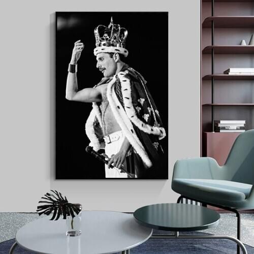 Killer QUEEN - Freddie Mercury Legend Oil Painting on Canvas Cuadros Posters and Prints Scandinavian Wall Art Picture Home Decor
