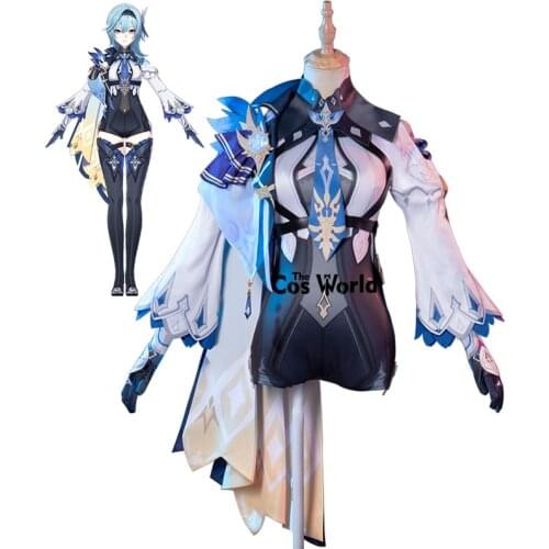 Genshin Impact Eula Outfit Games Cosplay Costumes