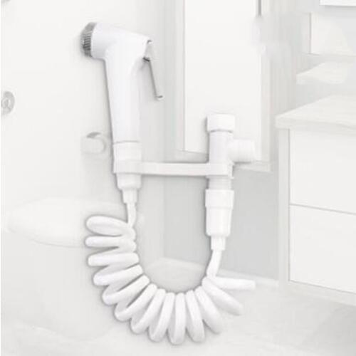 Portable ABS Plastic Bidet Faucets Toilet Flusher Supercharged Handheld Bidet Washer Bidet Faucet Spray Gun Bathroom Accessories