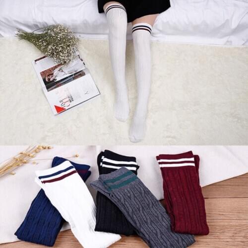 Jeseca New Clearance Sales Sexy Women Long Stockings Fashion Kawaii Breathable Cotton Lace Above Knee High Stockings For Ladies