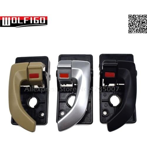 New Beige / Black / Silver LH RH Left Right Inside Inner Car Door Handles for 2005-2009 Hyundai Tucson 826102E000,82620-2E000