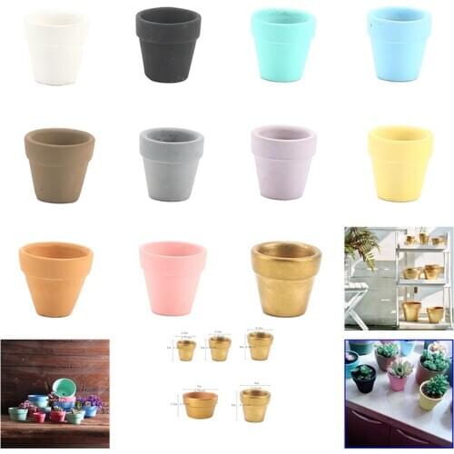 Multi Size Colorful Mini Terracotta Pot Clay Ceramic Pottery Planter Flower Pots Succulent Nursery Pots Terracotta Pottery Pots