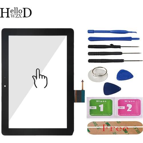 Touch Glass Screen Glass Digitizer Panel Front Glass Lens Sensor For Huawei MediaPad 10 Link S10-201 S10-201U S10-201WA Adhesive