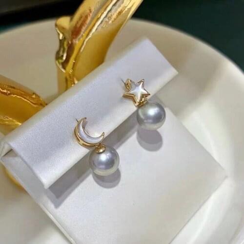Popular 925 Sterling Silver Earrings Findings Settings Base Mountings Parts Mounts for Pearls Agate Crystal Stones Jade