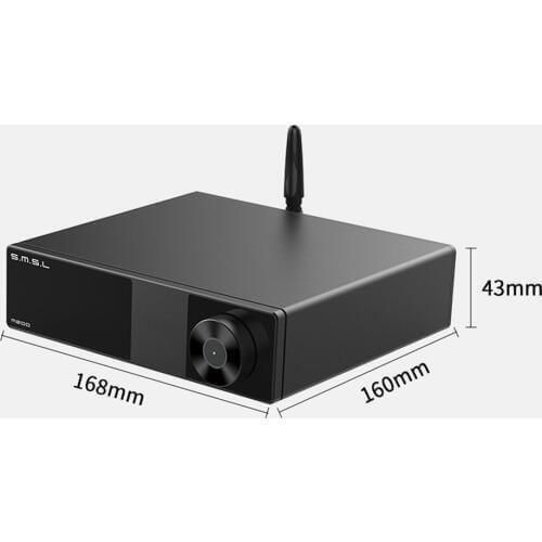 SMSL M200 HiFi Bluetooth Audio DAC XMOS AK4497EQ/USB/Optical Coaxial/Decoder DSD512 32Bit/768kHz with Remote Control