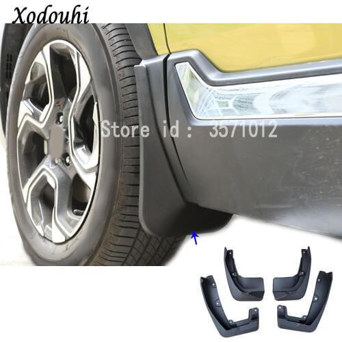 Car Styling Plastic Fender Soft Mudguard Protection Flap Splash Mud Guard Frame Moulding For Honda CRV CR-V 2017 2018 2019 2020