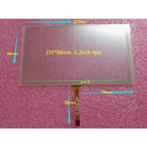 Trainborn 6.2 touch screen hsd062idw1-a00 a20 tm062rdh03 handwritten screen 155*88