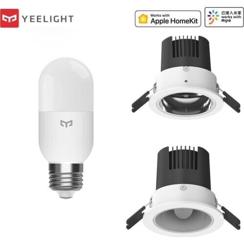 Yeelight Smart Spotlight Downlight Bulb M2 Mesh Bluetooth 2700-6500K Works For Apple Homekit For Mijia App SLISAON Control