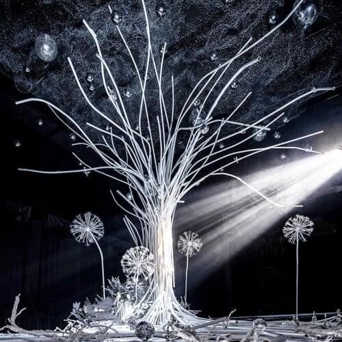 Gold PVC Aluminum Plastic Tube for Background Wedding Decoration Modeling Can Be Bent Artificial Flower Pole DIY Ceiling Layout