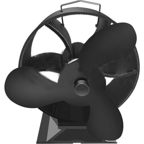 1pc 3 blades Round head heat powered stove fan for Changing real fire fireplace burning hot run home fireplaces heating fan