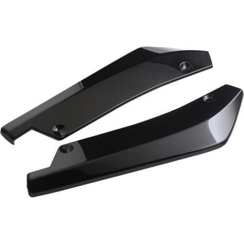 2Pcs Car Universal Rear Bumper Spoiler Canards Diffuser Car Side Fin Scratch Protector Rear Lip Wrap Angle Splitters Modificati