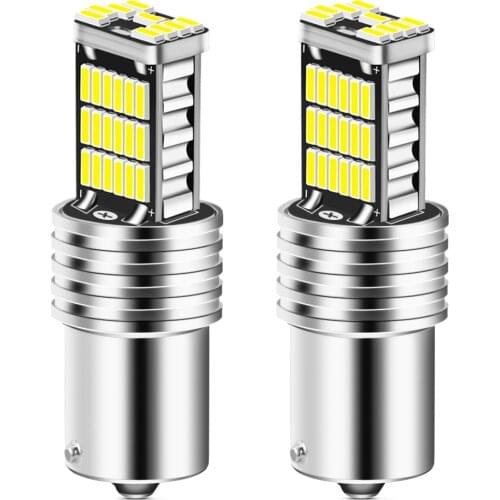 2x BA15S P21W 1156 Canbus Car LED Reverse Light Bulb for audi a3 8v 8p a4 b8 a4 b6 a5 a6 c6 c5 for seat leon ibiza Ateca ateca