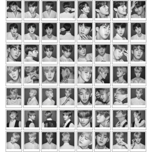 Kpop Bangtan Boys Wings Commemorative Collectors LOMO Card Photobook JIMIN JIN SUGA JUNG KOOK Love Yourself 56PCS