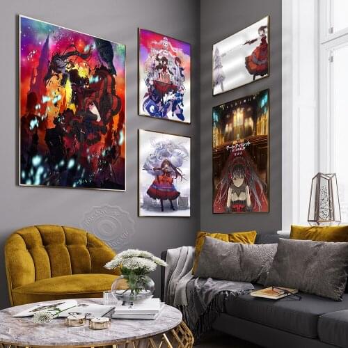 The anime DATE·A·BULLET Poster, Wall Stickers, DATE·A·BULLET Prints Poster, Anime Poster, Wall Picture, Kids Room, Gift