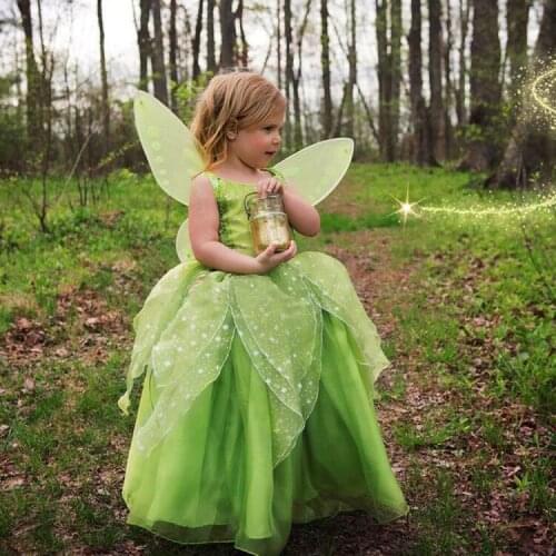 Childrens Performance Dress Girls Cartoon Cos Fairy Dress Cosplay Princess Dress