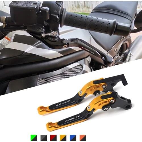 For Ducati MULTISTRADA 1200/1260/S/GT 2010-2018 2017 2016 2015 2014 2013 2012 Motorcycle Folding Extendable Brake Clutch Levers