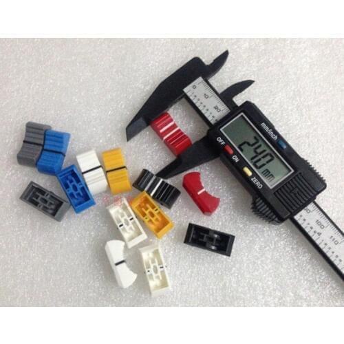 For Yamaha sound art behringer mixer pusher cap potentiometer push cap Djing machine audio volume straight sliding knobs cap 4mm