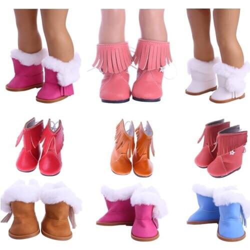 Doll Toy Shoes, For 18-inch American Dolls And 43cm Reborn Baby Doll，The Best Ggift For A Generation Of Girls