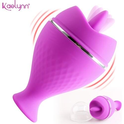 Pretty Shaped Licking Vibrator for Women Tongue Nipple Sex Toys Clitoris Stimulator Vagina Massager Pussy Vibrator Erothic Toys